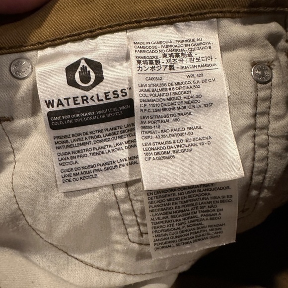 Levi's 513 SLIM STRAIGHT MEN'S JEANS 32x32 - Picture 8 of 9